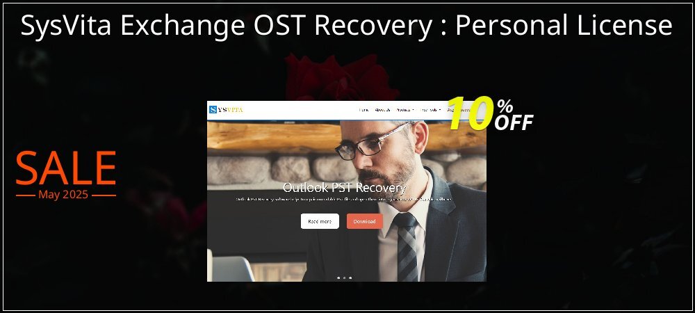 SysVita Exchange OST Recovery : Personal License coupon on Constitution Memorial Day deals