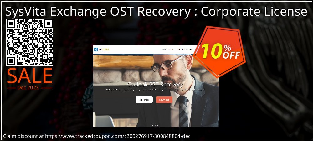 SysVita Exchange OST Recovery : Corporate License coupon on April Fools' Day discounts