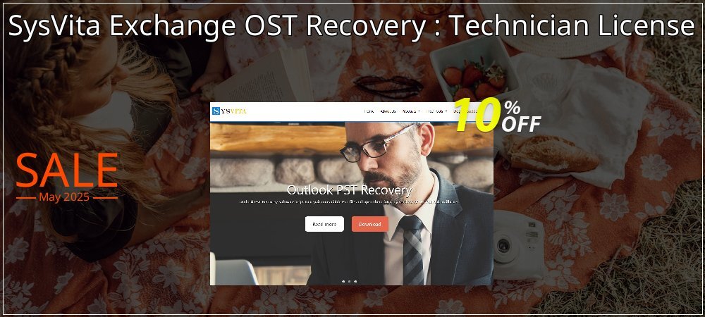 SysVita Exchange OST Recovery : Technician License coupon on Mother Day deals