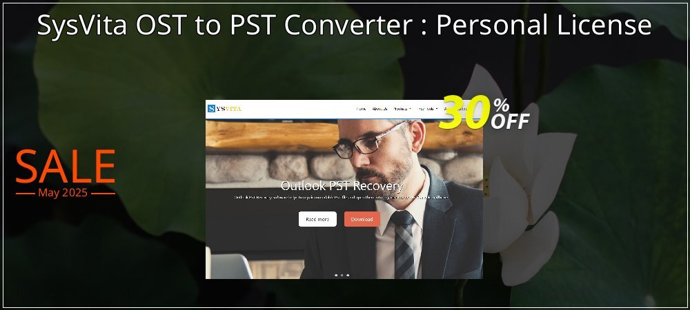 SysVita OST to PST Converter : Personal License coupon on World Password Day offering discount