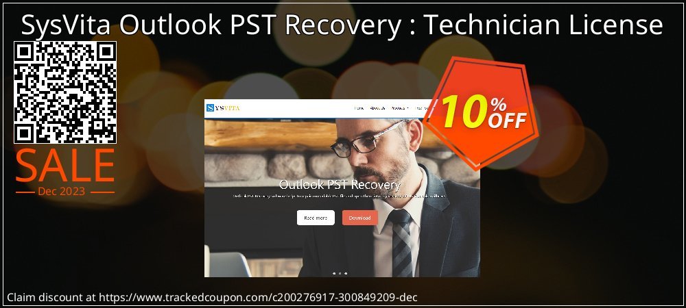 SysVita Outlook PST Recovery : Technician License coupon on World Password Day sales
