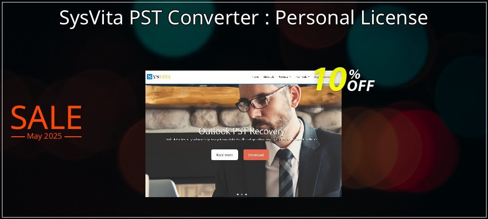 SysVita PST Converter : Personal License coupon on National Walking Day sales