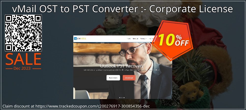 vMail OST to PST Converter :- Corporate License coupon on World Party Day discounts