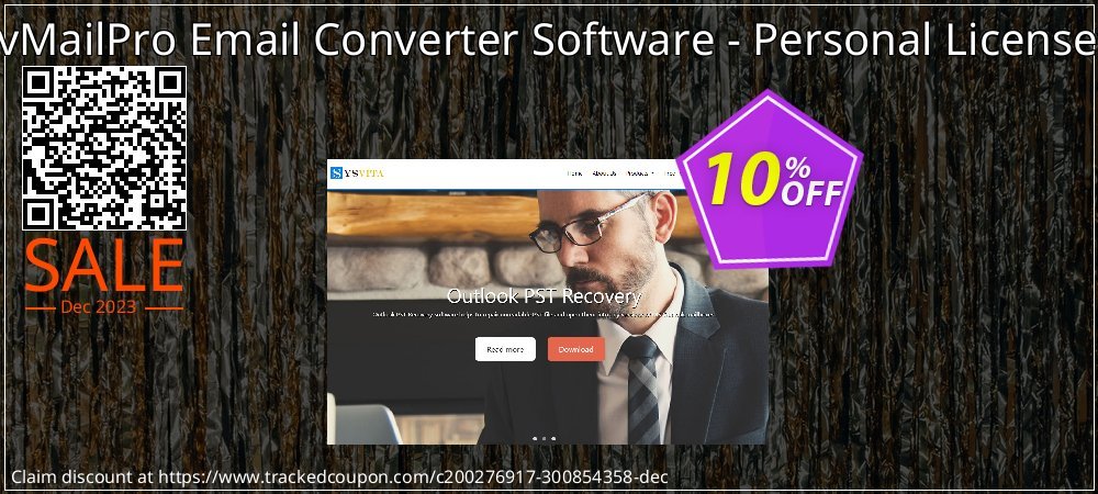 vMailPro Email Converter Software - Personal License coupon on Easter Day sales