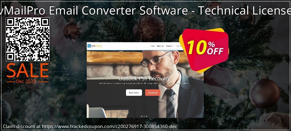 vMailPro Email Converter Software - Technical License coupon on World Backup Day deals
