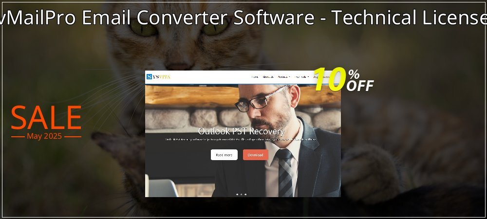 vMailPro Email Converter Software - Technical License coupon on World Backup Day deals