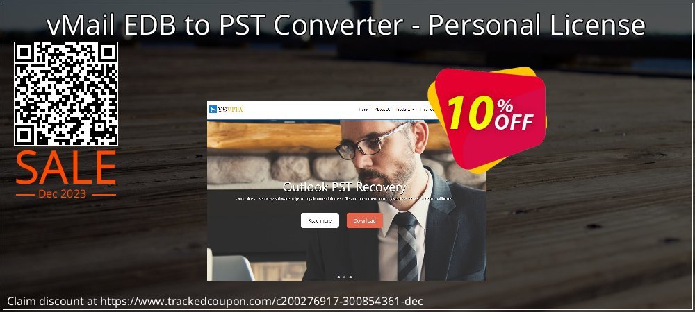 vMail EDB to PST Converter - Personal License coupon on World Party Day discount