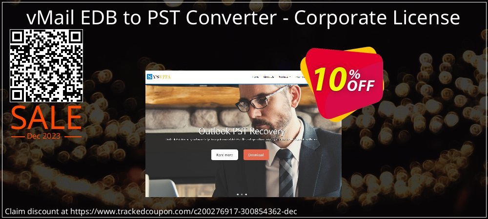 vMail EDB to PST Converter - Corporate License coupon on April Fools' Day offering discount