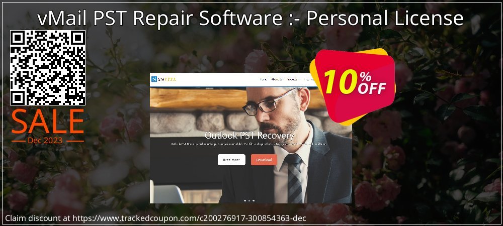 vMail PST Repair Software :- Personal License coupon on Virtual Vacation Day offering discount