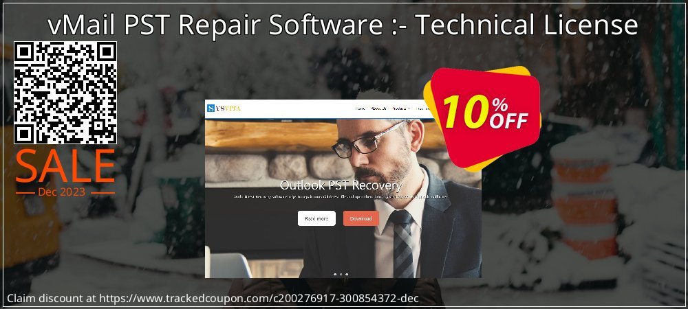 vMail PST Repair Software :- Technical License coupon on April Fools' Day offering sales