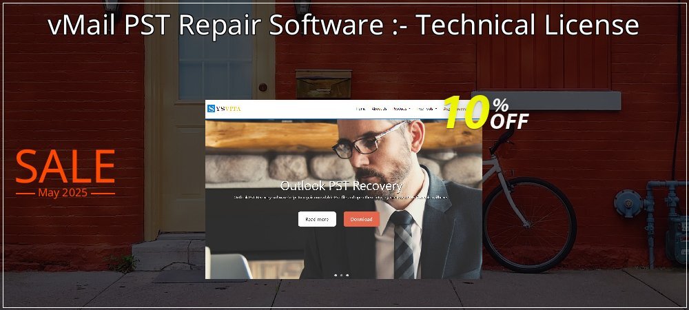 vMail PST Repair Software :- Technical License coupon on Working Day super sale