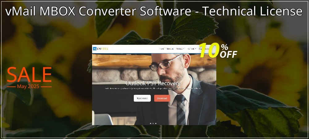 vMail MBOX Converter Software - Technical License coupon on Mother's Day sales