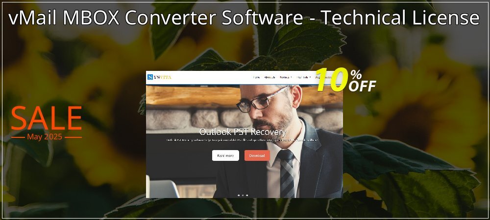 vMail MBOX Converter Software - Technical License coupon on Mother Day sales