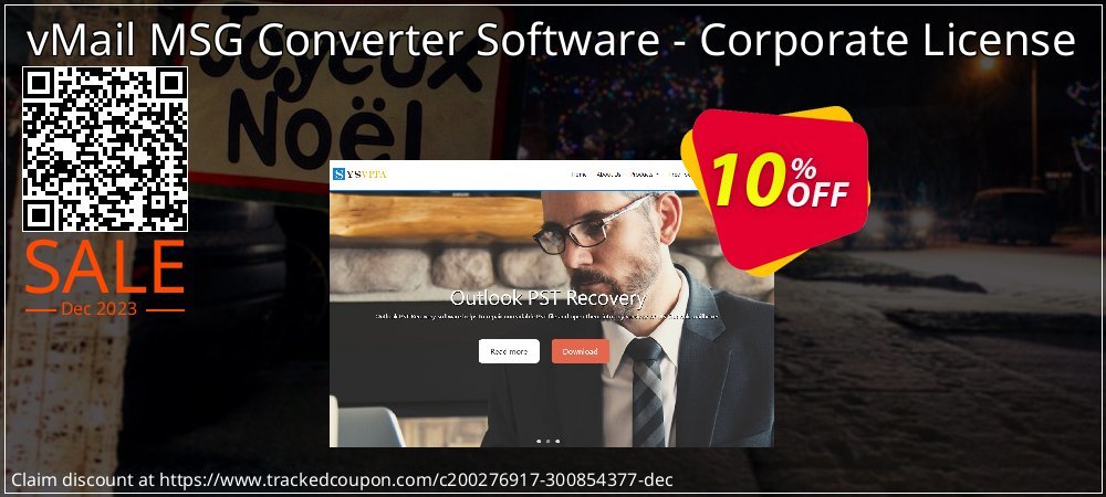 vMail MSG Converter Software - Corporate License coupon on Working Day offer
