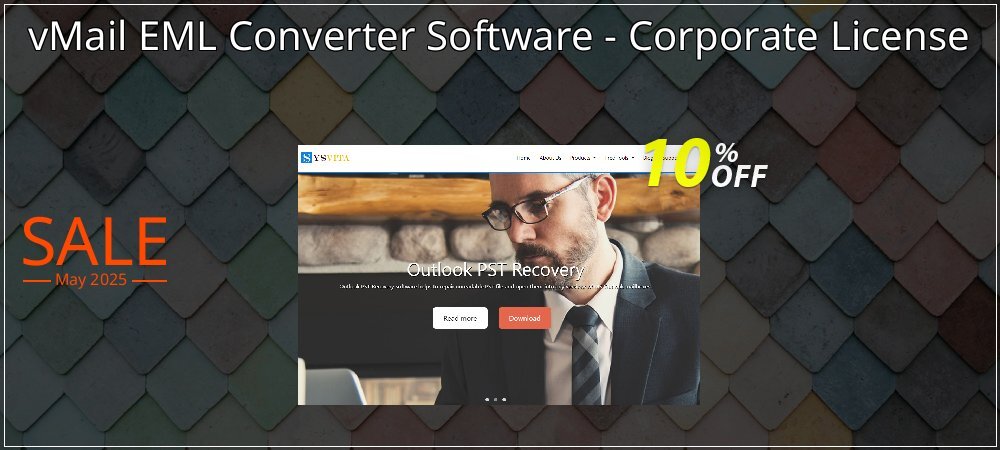vMail EML Converter Software - Corporate License coupon on Mother's Day offering sales