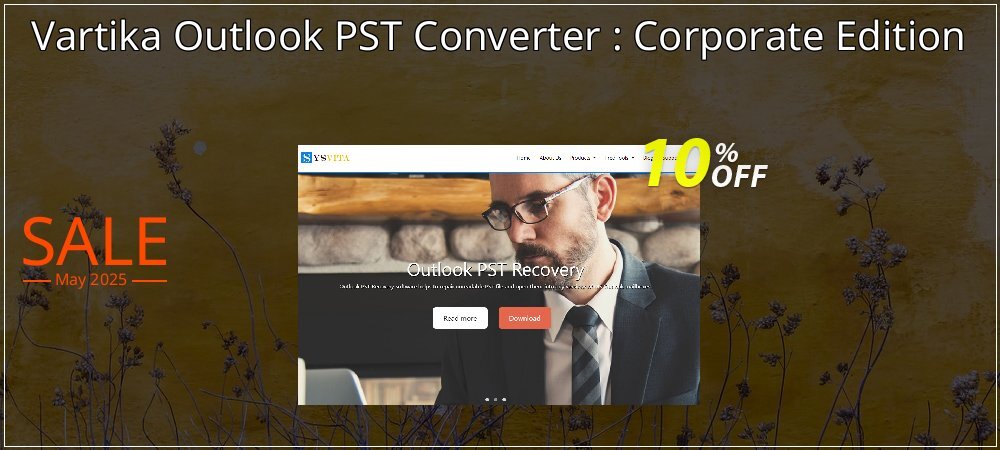 Vartika Outlook PST Converter : Corporate Edition coupon on National Pizza Party Day discounts