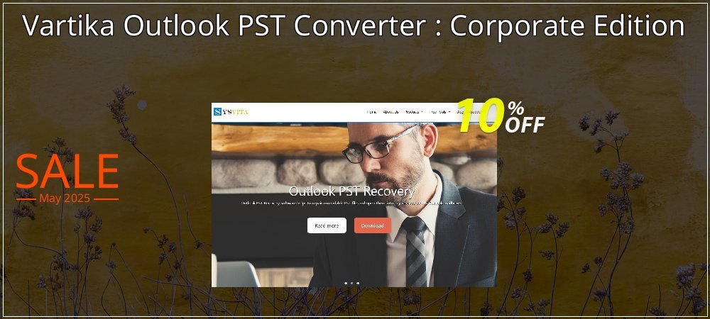 Vartika Outlook PST Converter : Corporate Edition coupon on Constitution Memorial Day discounts