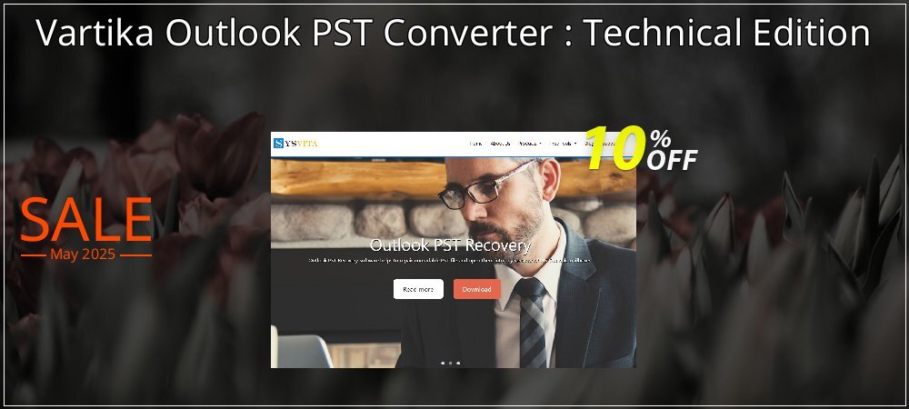 Vartika Outlook PST Converter : Technical Edition coupon on National Smile Day promotions