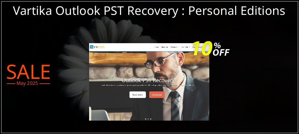 Vartika Outlook PST Recovery : Personal Editions coupon on Mother Day offer