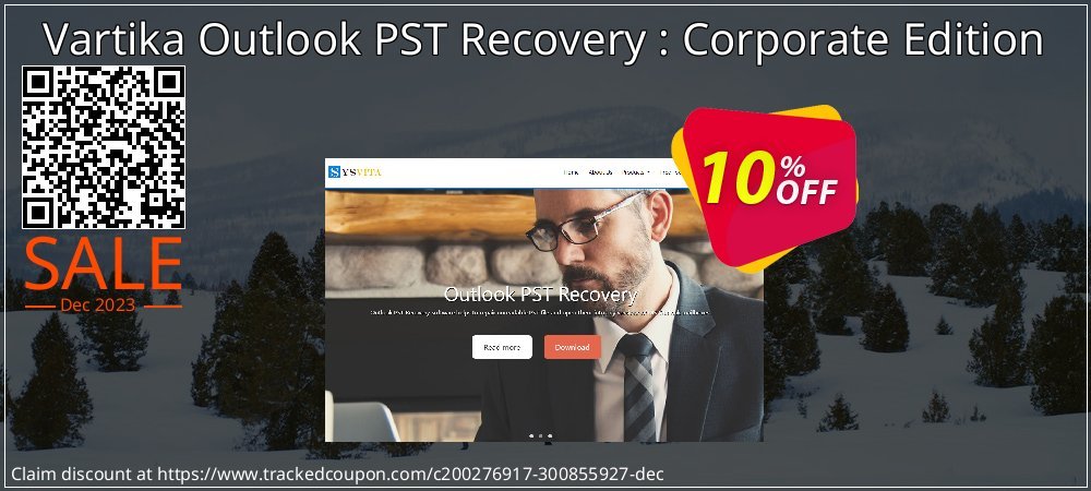 Vartika Outlook PST Recovery : Corporate Edition coupon on April Fools' Day discount