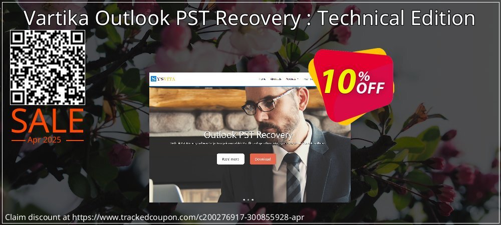 Vartika Outlook PST Recovery : Technical Edition coupon on National Pizza Party Day offering sales