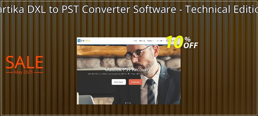 Vartika DXL to PST Converter Software - Technical Edition coupon on National Pizza Party Day sales