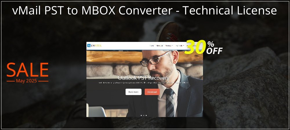 vMail PST to MBOX Converter - Technical License coupon on Tell a Lie Day offering sales