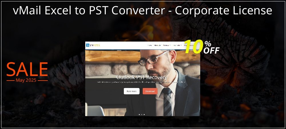 vMail Excel to PST Converter - Corporate License coupon on Mother Day discount