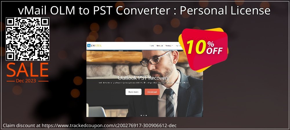 vMail OLM to PST Converter : Personal License coupon on April Fools' Day sales