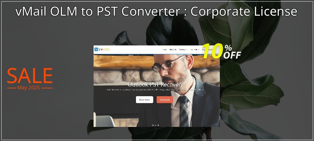 vMail OLM to PST Converter : Corporate License coupon on Virtual Vacation Day sales