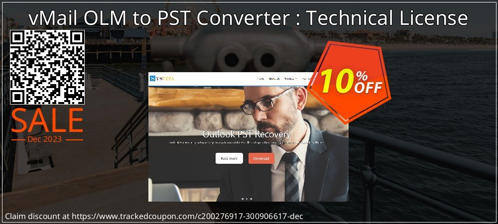 vMail OLM to PST Converter : Technical License coupon on April Fools' Day offering sales