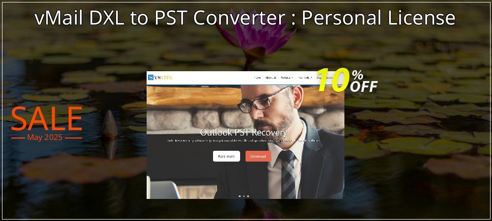 vMail DXL to PST Converter : Personal License coupon on Easter Day super sale