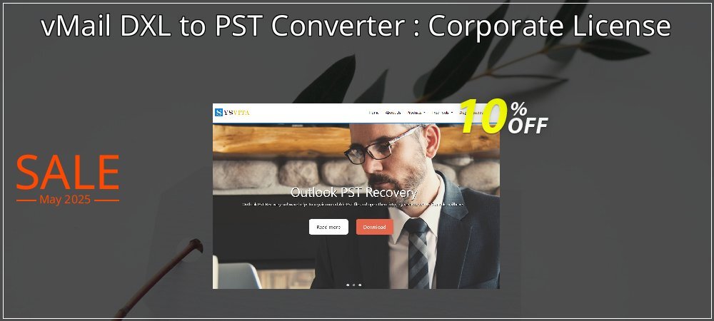 vMail DXL to PST Converter : Corporate License coupon on World Password Day promotions