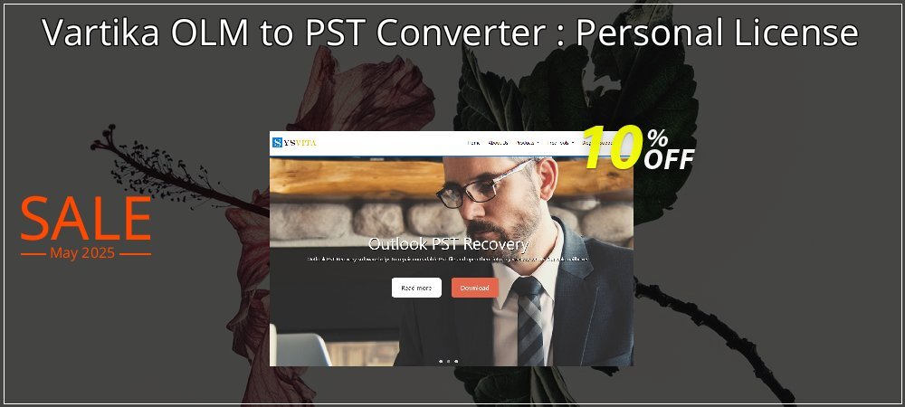 Vartika OLM to PST Converter : Personal License coupon on World Password Day sales
