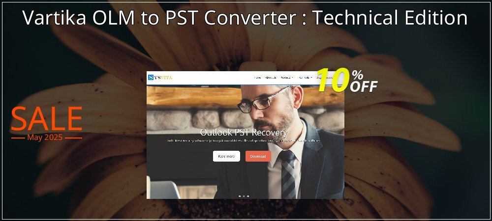 Vartika OLM to PST Converter : Technical Edition coupon on World Whisky Day offer