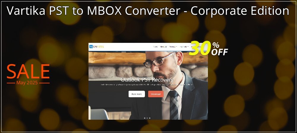 Vartika PST to MBOX Converter - Corporate Edition coupon on World Whisky Day super sale