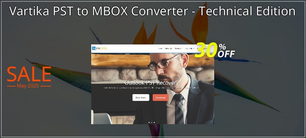 Vartika PST to MBOX Converter - Technical Edition coupon on April Fools' Day super sale