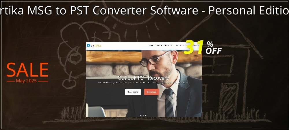 Vartika MSG to PST Converter Software - Personal Editions coupon on April Fools' Day offering sales