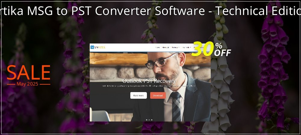 Vartika MSG to PST Converter Software - Technical Editions coupon on World Password Day promotions