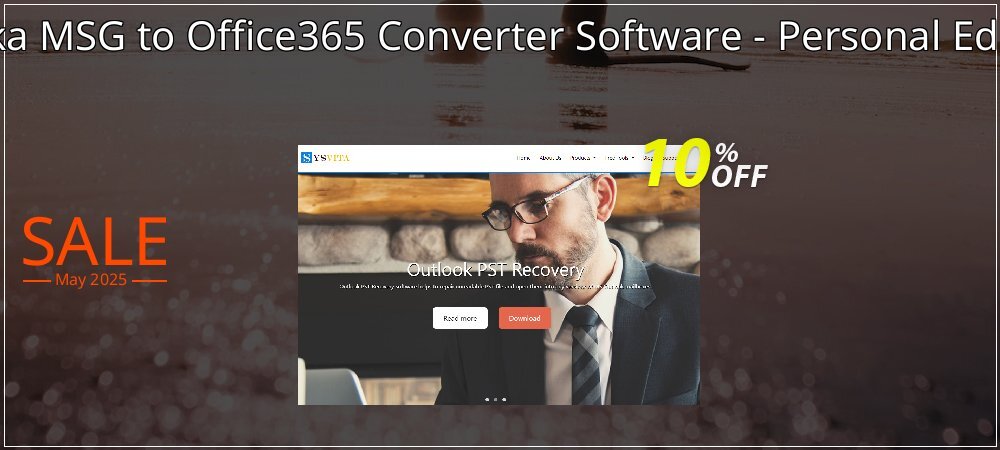 Vartika MSG to Office365 Converter Software - Personal Editions coupon on World Party Day sales