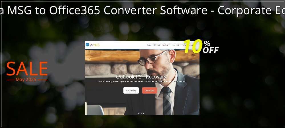 Vartika MSG to Office365 Converter Software - Corporate Editions coupon on April Fools' Day deals