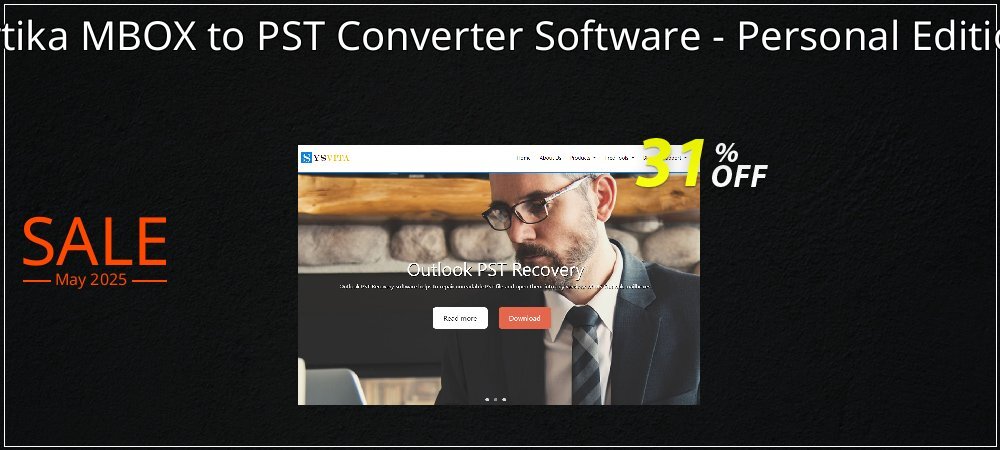 Vartika MBOX to PST Converter Software - Personal Editions coupon on World Party Day offering sales