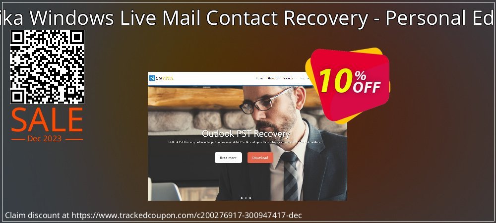 Vartika Windows Live Mail Contact Recovery - Personal Edition coupon on April Fools' Day promotions