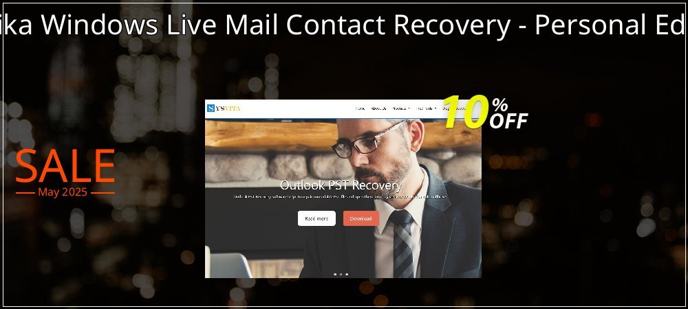 Vartika Windows Live Mail Contact Recovery - Personal Edition coupon on Working Day sales
