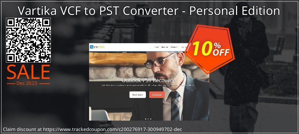 Vartika VCF to PST Converter - Personal Edition coupon on April Fools' Day discounts