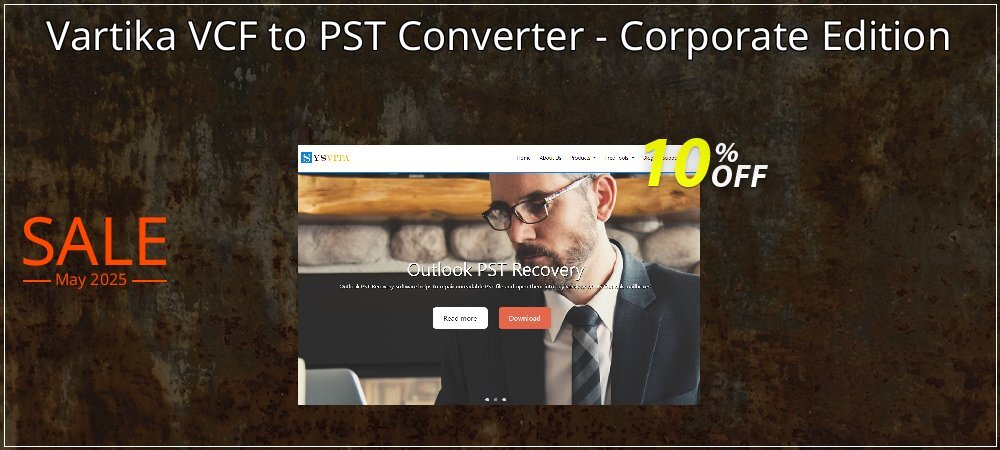 Vartika VCF to PST Converter - Corporate Edition coupon on Easter Day promotions