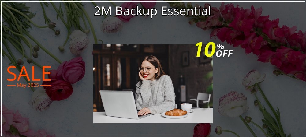 2M Backup Essential coupon on National Memo Day offering sales