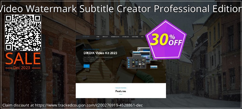 Video Watermark Subtitle Creator Professional Edition coupon on World Party Day sales