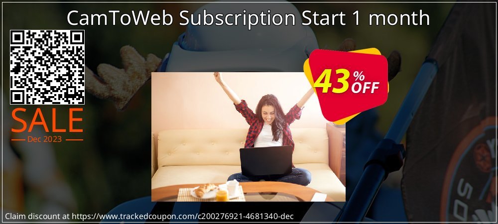CamToWeb Subscription Start 1 month coupon on Mother's Day offering discount