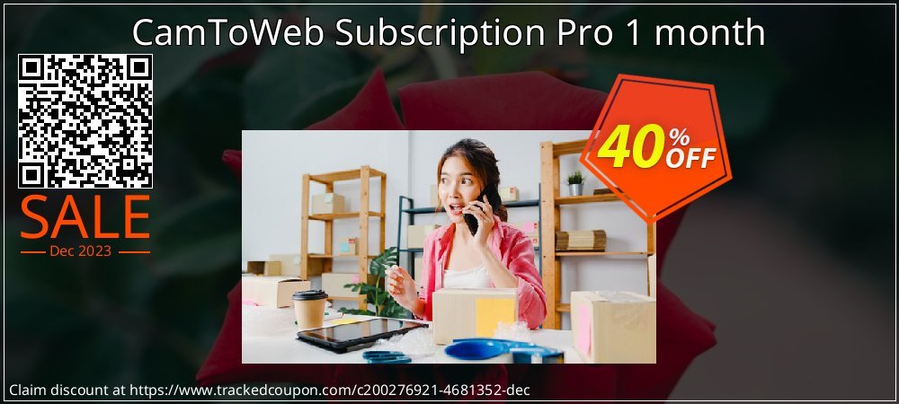 CamToWeb Subscription Pro 1 month coupon on April Fools' Day super sale